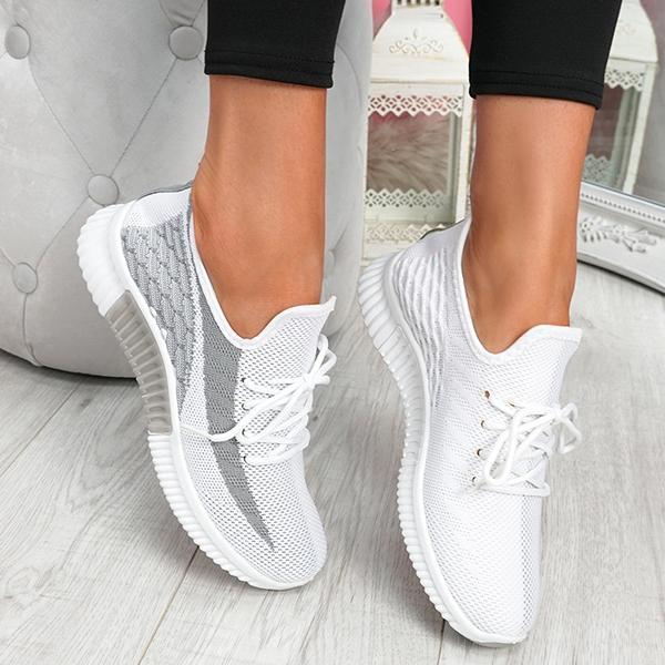 Susiecloths Breathable Lightweight Lace-Up Sneakers – Comelyy